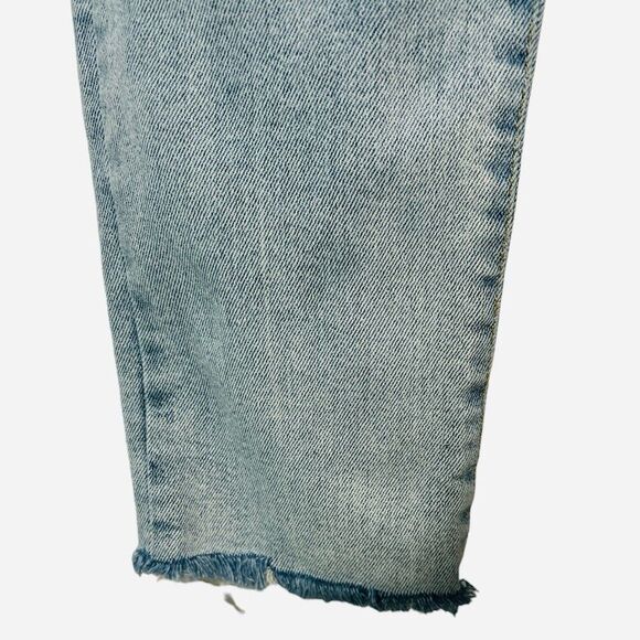 Kensie Jeans High Rise Slim Straight Crop Light Stone Wash Size 4/27 - Picture 4 of 7